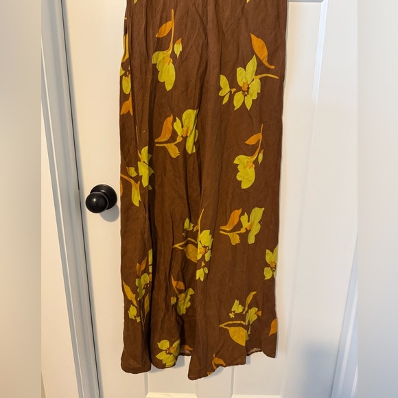 Soleil Soleil Strapless Floral Brown Dress - Picture 12 of 15